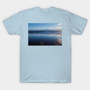 Sky reflections on wet sand T-Shirt